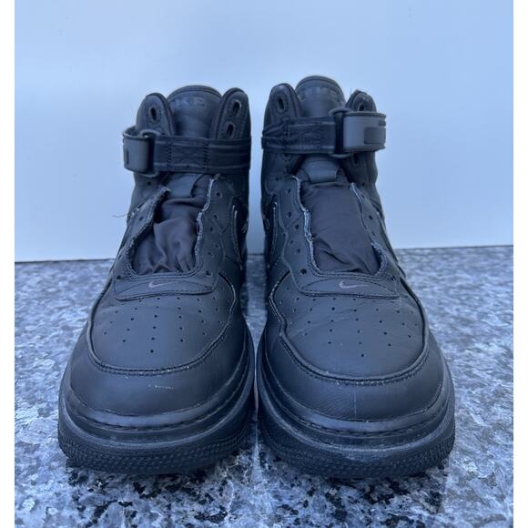 Nike Air Force 1 Winter Boots Black Anthracite DA0418-001 Mens Size 11 NO LACE - Picture 2 of 14